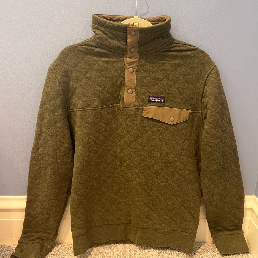 Dark Green/Grey Men’s Patagonia Pullover